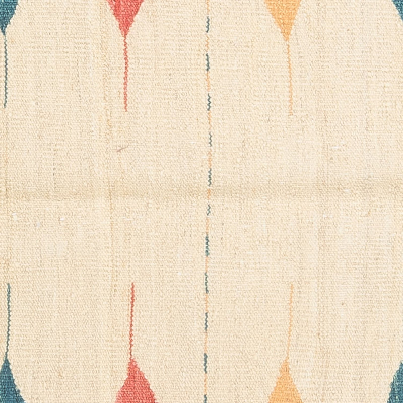 Alfombra Kelim - Oriental cuadrado  - 129 x 125 cm - verde menta
