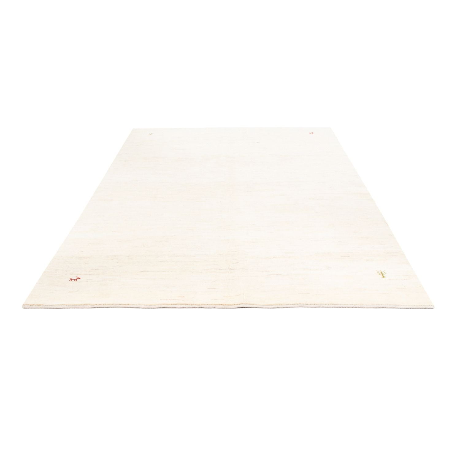 Alfombra Gabbeh - Persa - 253 x 171 cm - blanco