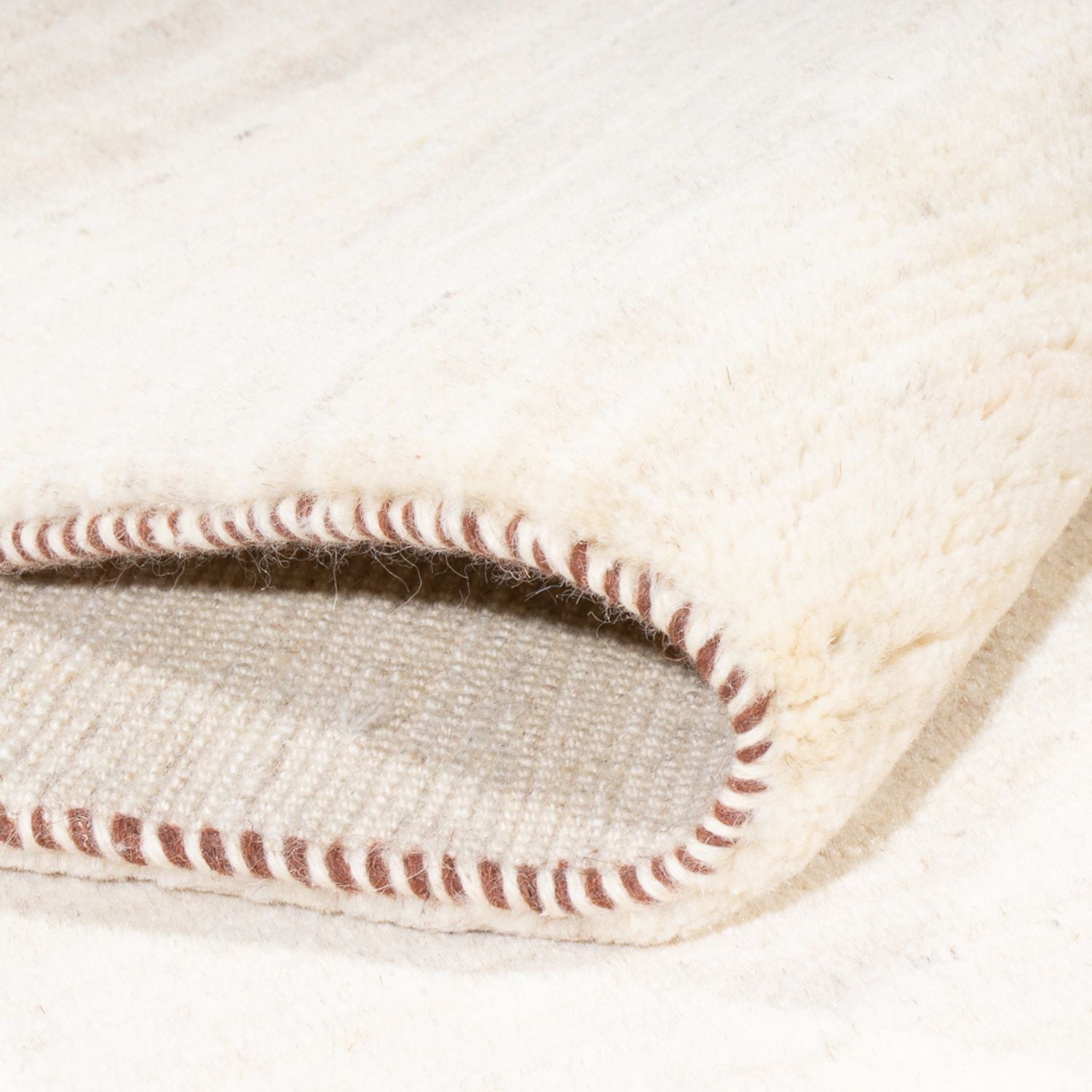 Alfombra Gabbeh - Persa - 250 x 173 cm - blanco