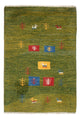 Gabbeh persa Alfombra 55x85cm - Perserteppich Wollteppich
