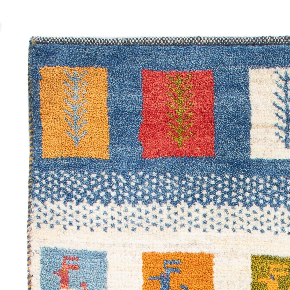 Gabbeh persa Alfombra 60x90cm - Perserteppich Wollteppich