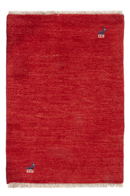 Alfombra Gabbeh - Persa - 87 x 60 cm - rojo