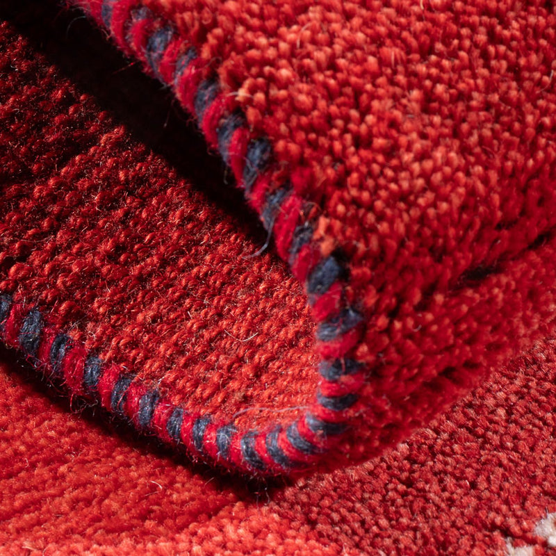 Alfombra Gabbeh - Persa - 87 x 60 cm - rojo