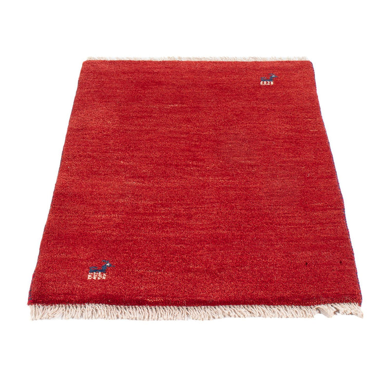 Alfombra Gabbeh - Persa - 87 x 60 cm - rojo