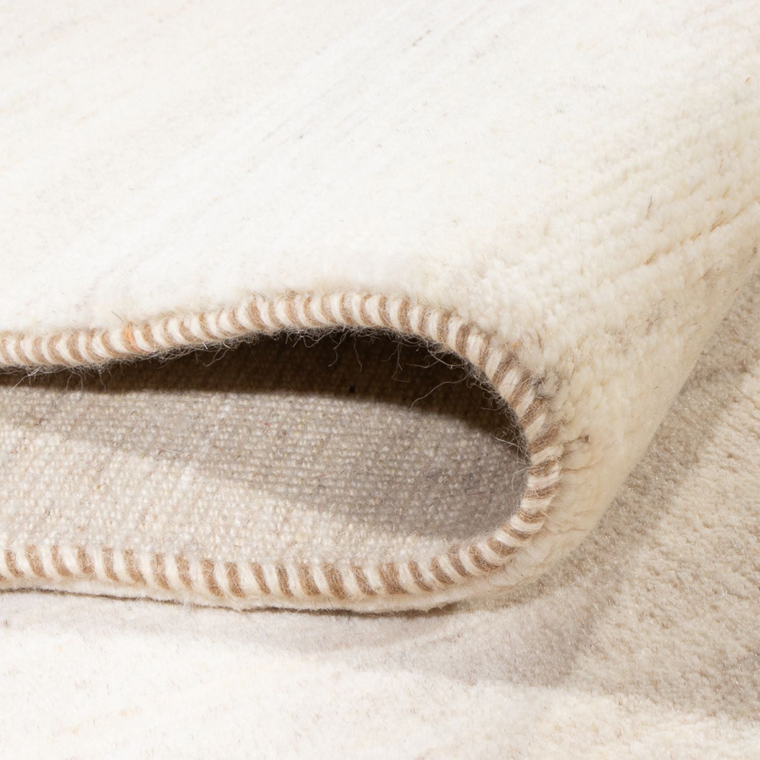 Alfombra Gabbeh - Persa - 290 x 195 cm - blanco