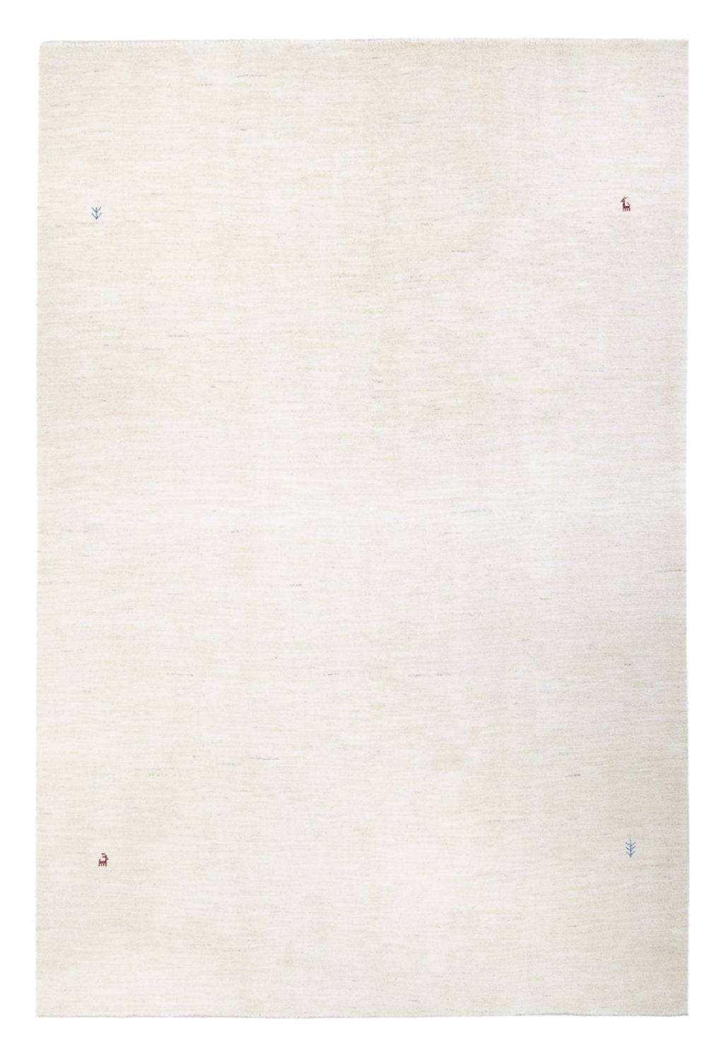 Alfombra Gabbeh - Persa - 292 x 202 cm - blanco
