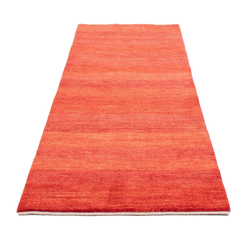 Alfombra de pasillo Alfombra Gabbeh - Persa - 248 x 82 cm - rojo