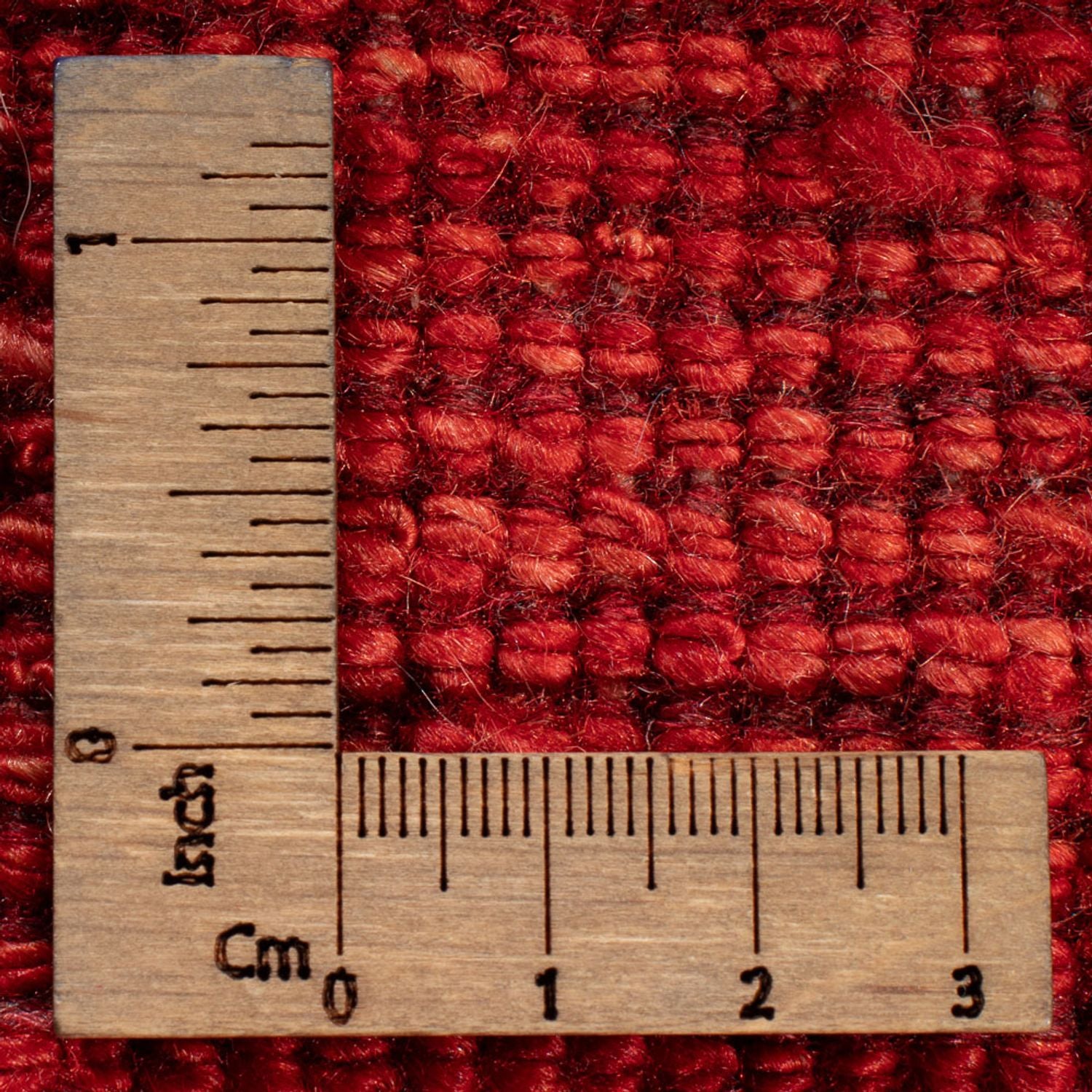Alfombra de pasillo Alfombra Gabbeh - Persa - 248 x 82 cm - rojo