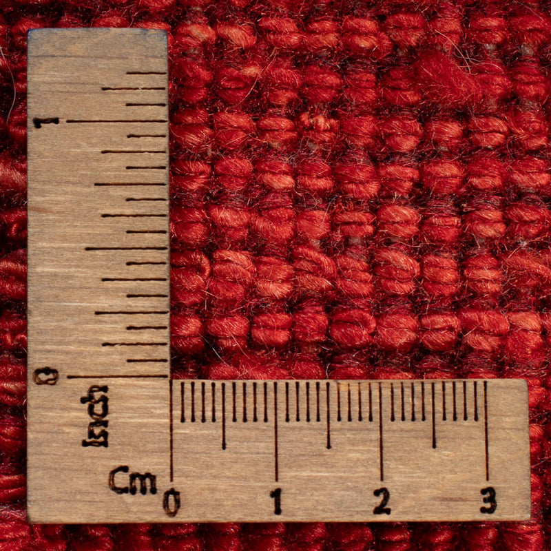 Alfombra de pasillo Alfombra Gabbeh - Persa - 248 x 82 cm - rojo