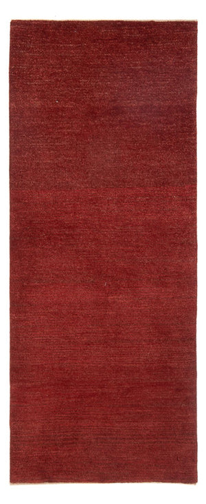 Alfombra de pasillo Alfombra Gabbeh - Persa - 195 x 82 cm - rojo oscuro