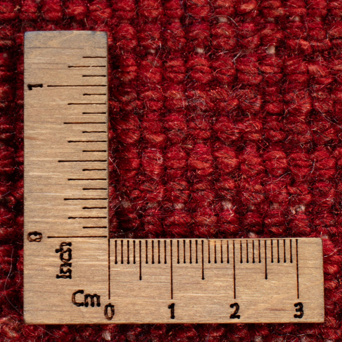 Alfombra de pasillo Alfombra Gabbeh - Persa - 195 x 82 cm - rojo oscuro