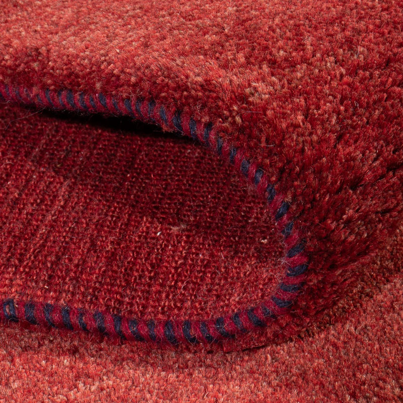 Alfombra de pasillo Alfombra Gabbeh - Persa - 197 x 82 cm - rojo oscuro