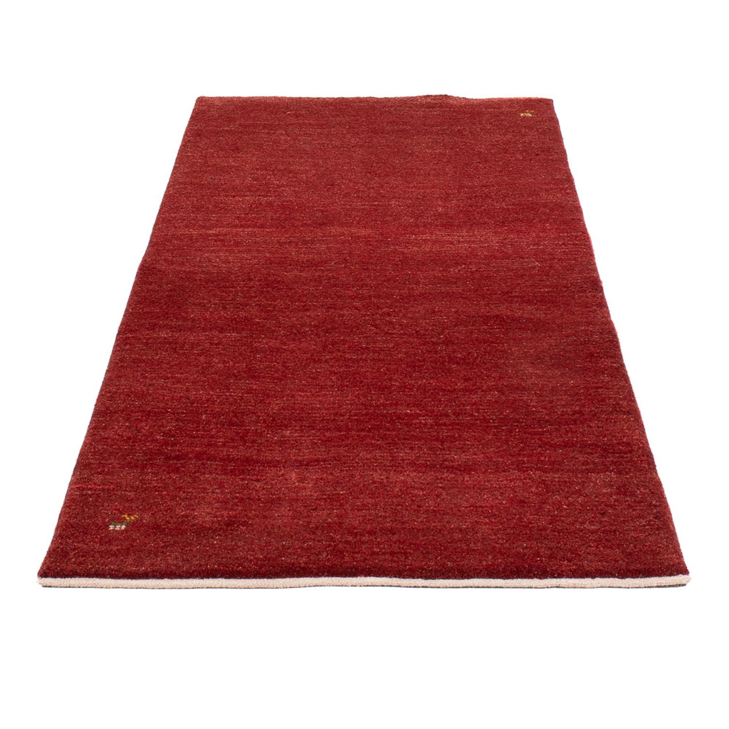 Alfombra de pasillo Alfombra Gabbeh - Persa - 197 x 82 cm - rojo oscuro