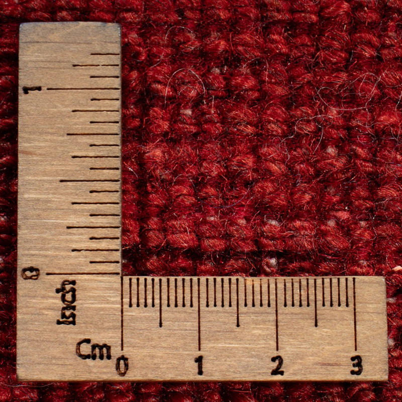 Alfombra de pasillo Alfombra Gabbeh - Persa - 197 x 82 cm - rojo oscuro