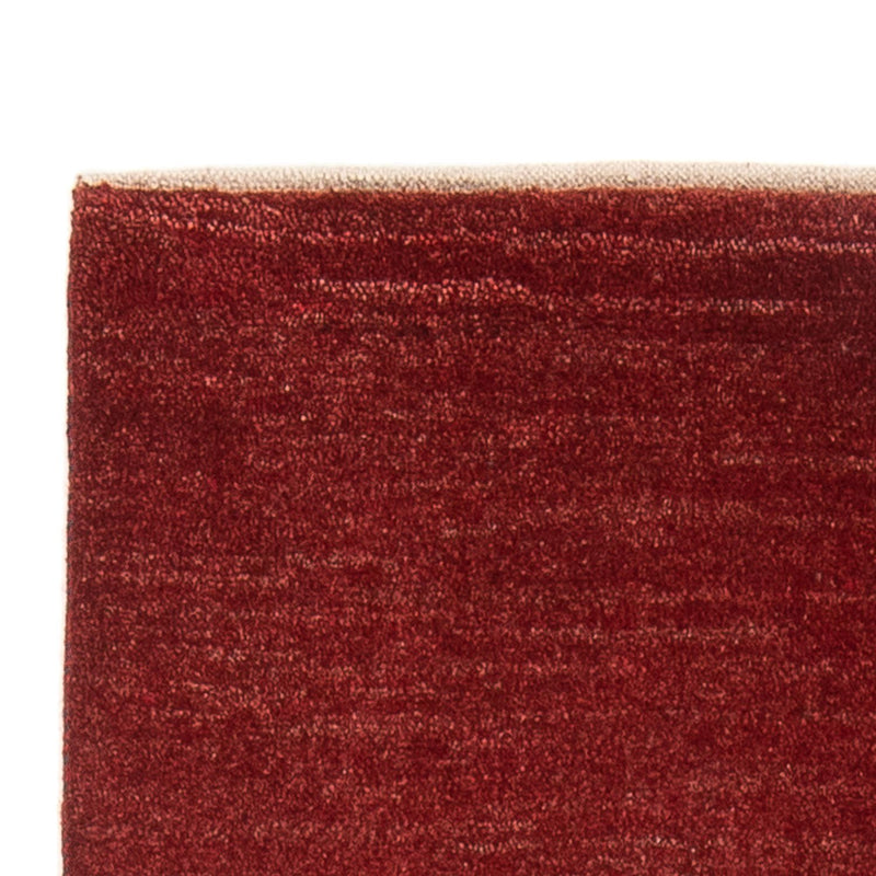 Alfombra de pasillo Alfombra Gabbeh - Persa - 196 x 84 cm - rojo oscuro