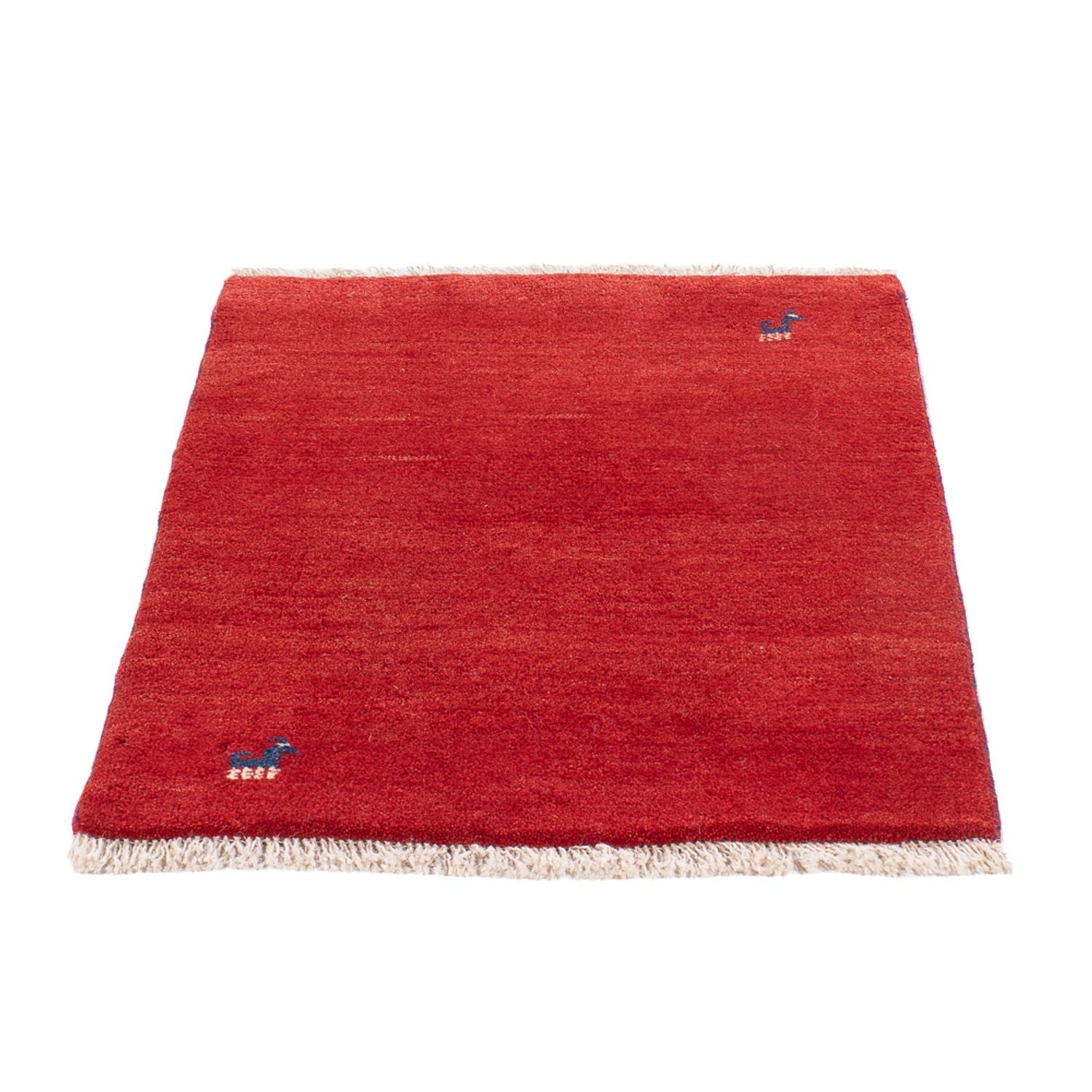 Alfombra Gabbeh - Persa - 84 x 60 cm - rojo