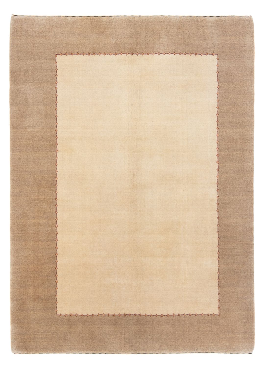 Alfombra Gabbeh - Loribaft Softy - 182 x 125 cm - beige claro