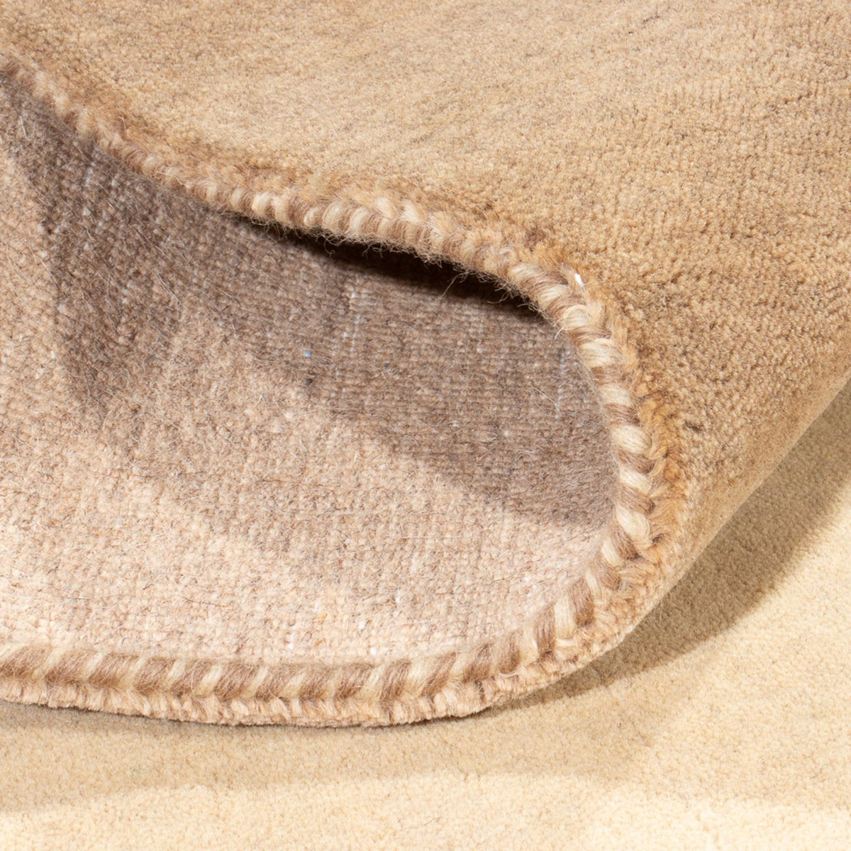 Alfombra Gabbeh - Loribaft Softy - 182 x 125 cm - beige claro