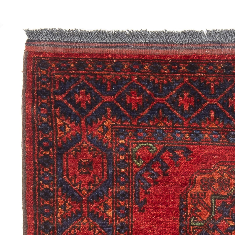 Alfombra afgana - 136 x 82 cm - rojo