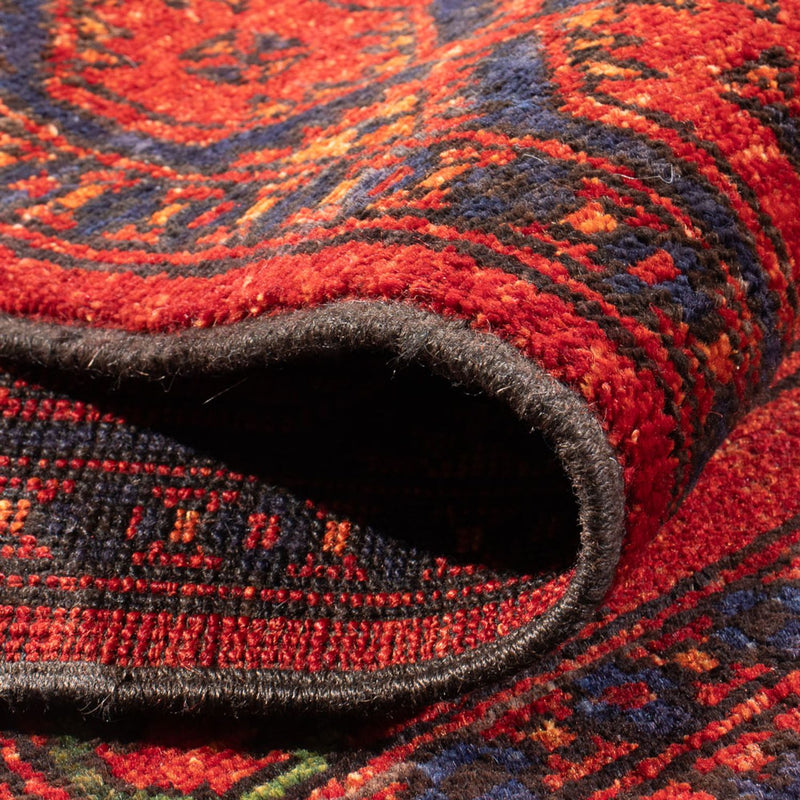 Alfombra afgana - 136 x 82 cm - rojo