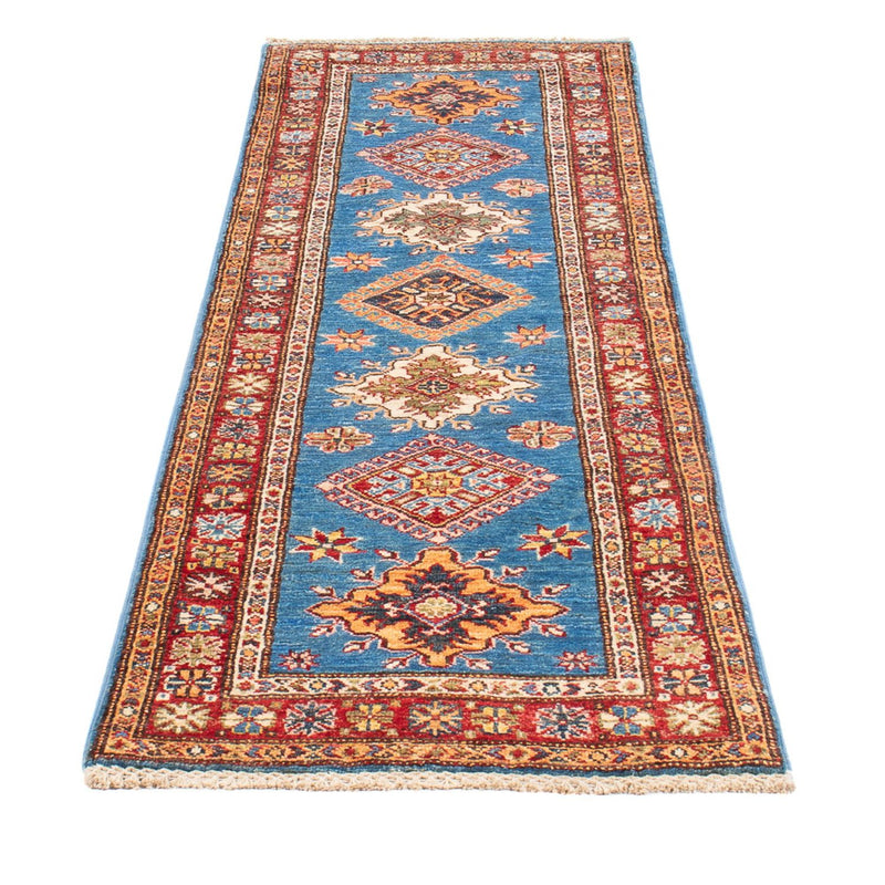 Alfombra de pasillo Alfombra Ziegler - Kazak - 205 x 63 cm - azul