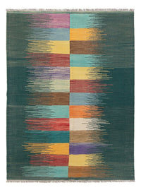 Alfombra Kelim - Tendencia - 201 x 143 cm - multicolor