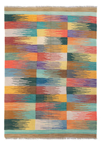 Alfombra Kelim - Tendencia - 240 x 163 cm - multicolor
