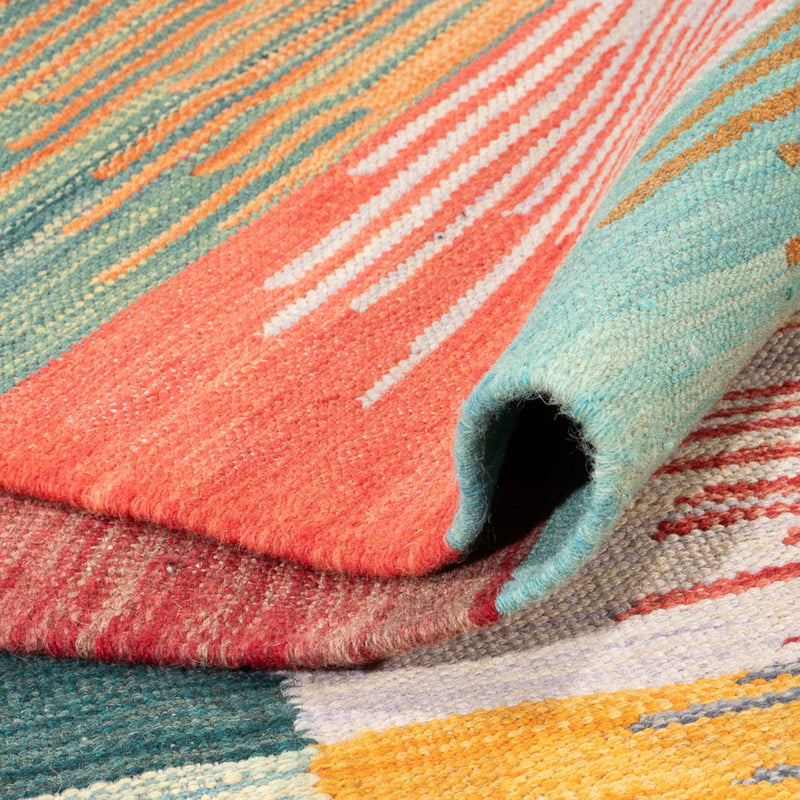 Alfombra Kelim - Tendencia - 240 x 163 cm - multicolor