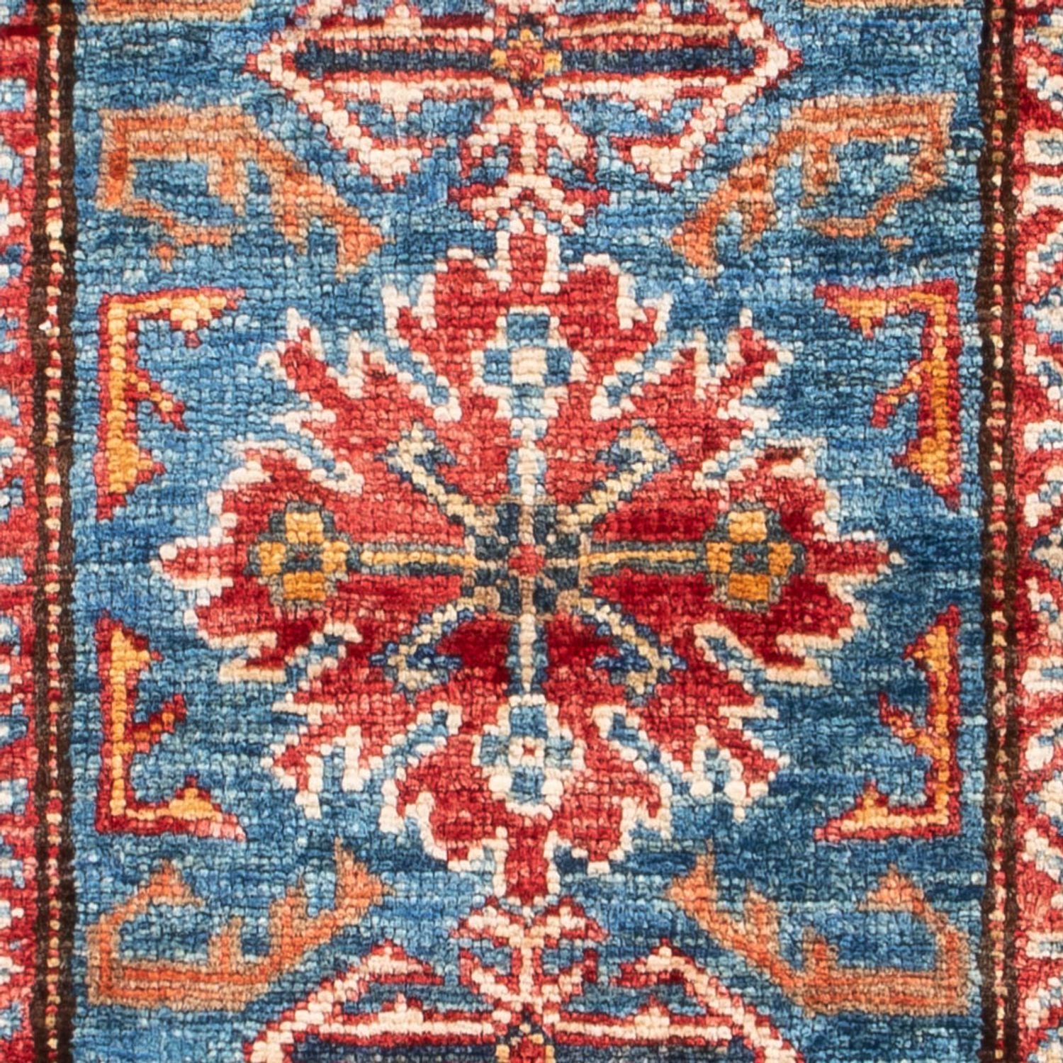 Alfombra Ziegler - Kazak - 101 x 61 cm - azul