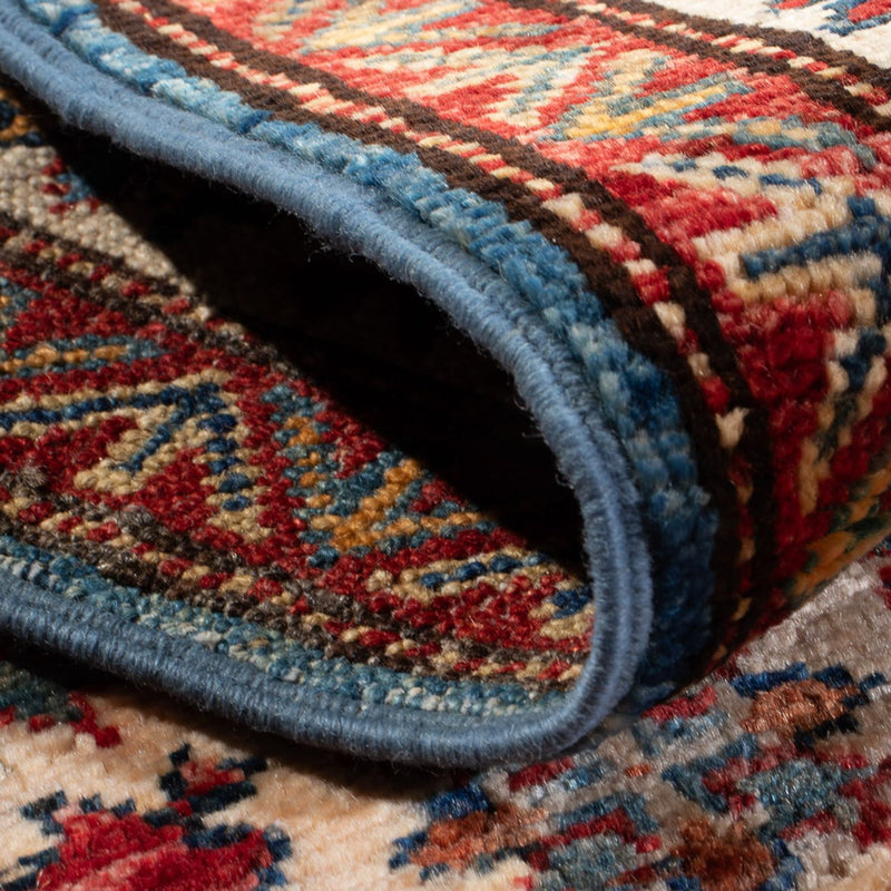 Alfombra Ziegler - Kazak - 101 x 61 cm - azul