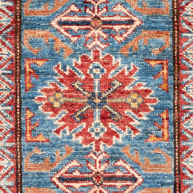 Alfombra Ziegler - Kazak - 100 x 62 cm - azul