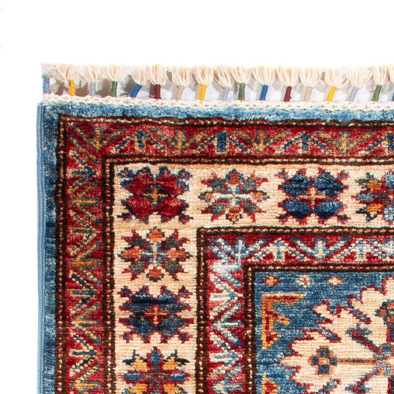 Alfombra Ziegler - Kazak - 100 x 62 cm - azul