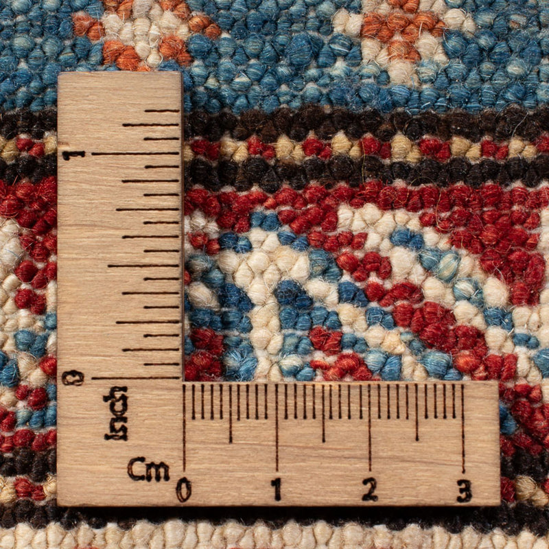 Alfombra Ziegler - Kazak - 100 x 62 cm - azul