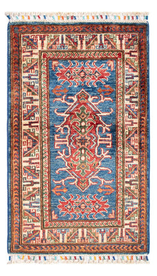 Alfombra Ziegler - Kazak - 96 x 59 cm - azul