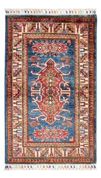 Alfombra Ziegler - Kazak - 97 x 59 cm - azul