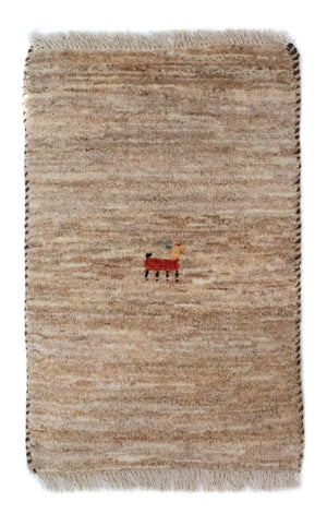 Alfombra Gabbeh - Persa - 60 x 40 cm - marrón
