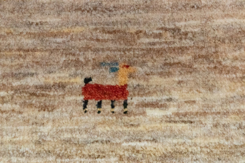Alfombra Gabbeh - Persa - 60 x 40 cm - marrón