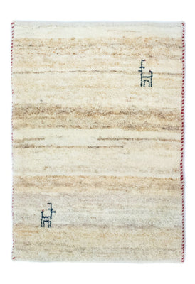 Alfombra Gabbeh - Persa - 60 x 40 cm - beige