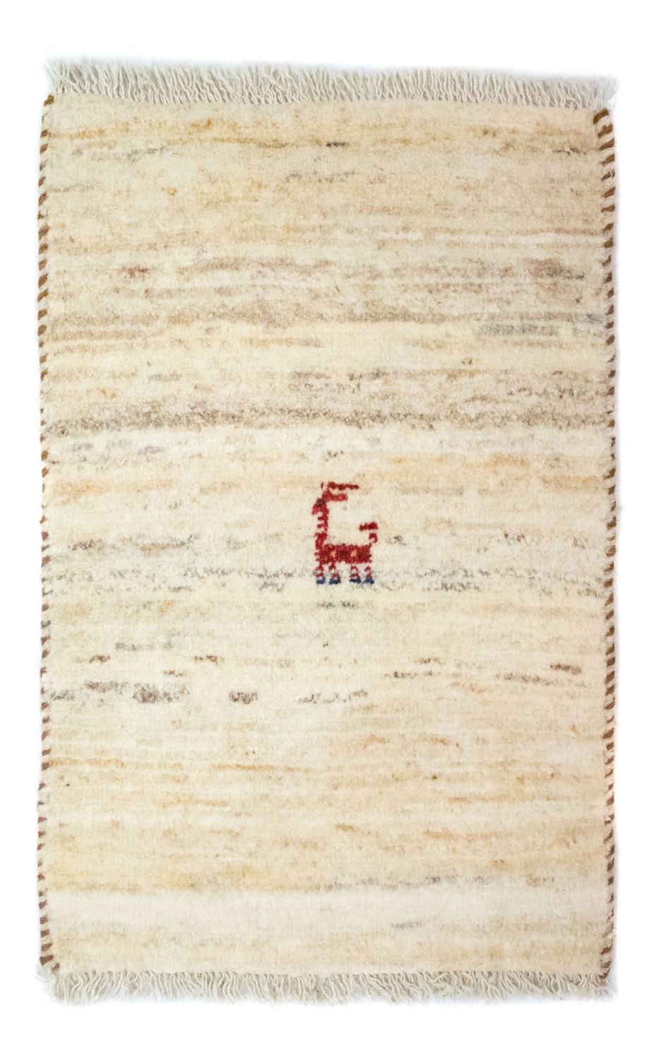 Alfombra Gabbeh - Persa - 60 x 40 cm - beige