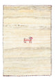 Gabbeh persa Alfombra 60x40cm - Perserteppich Wollteppich