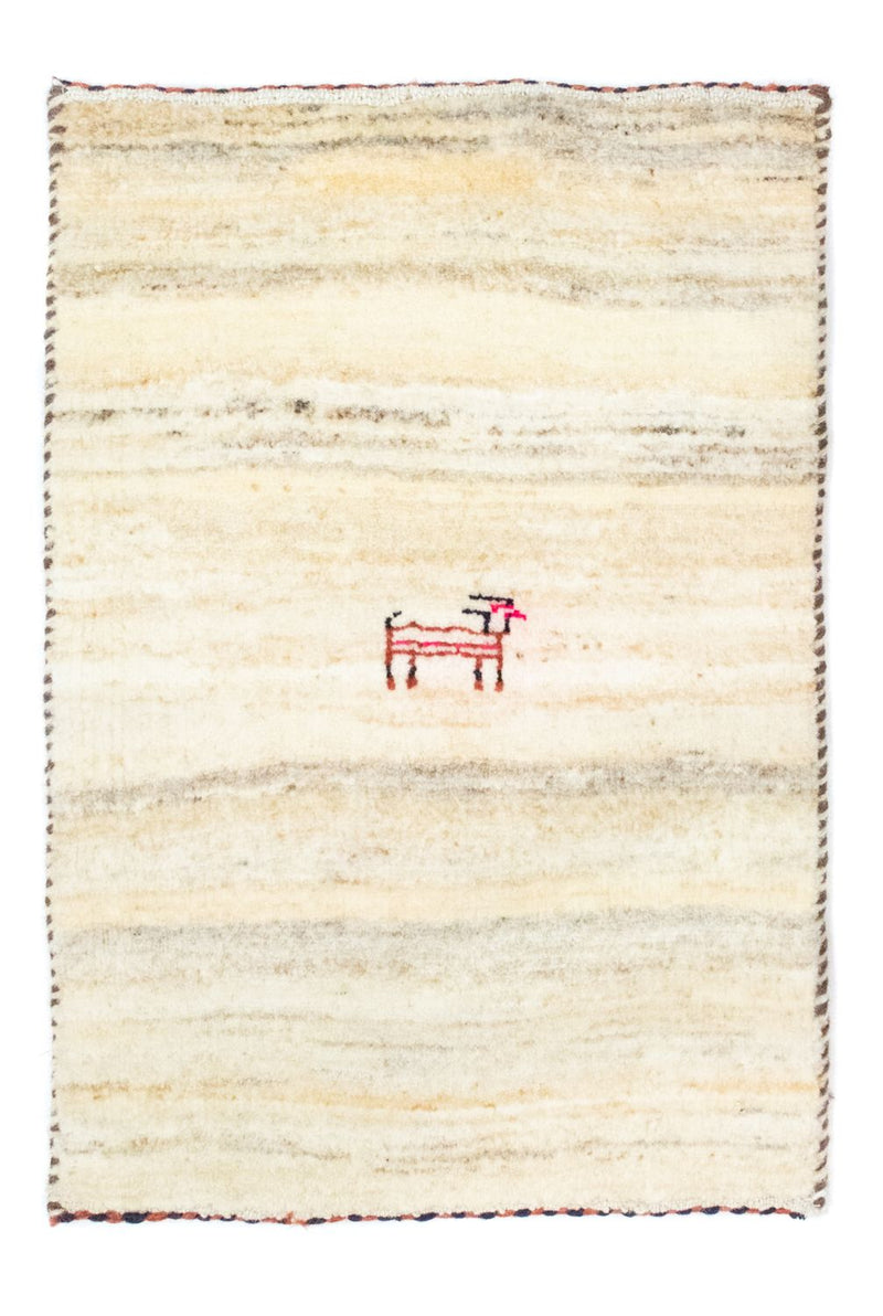 Alfombra Gabbeh - Persa - 60 x 40 cm - beige