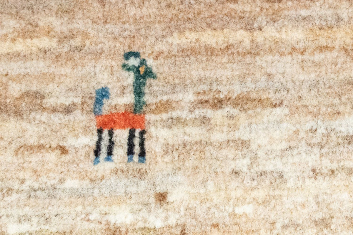 Alfombra Gabbeh - Persa - 60 x 40 cm - marrón