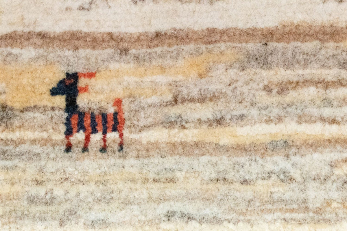 Alfombra Gabbeh - Persa - 60 x 40 cm - beige