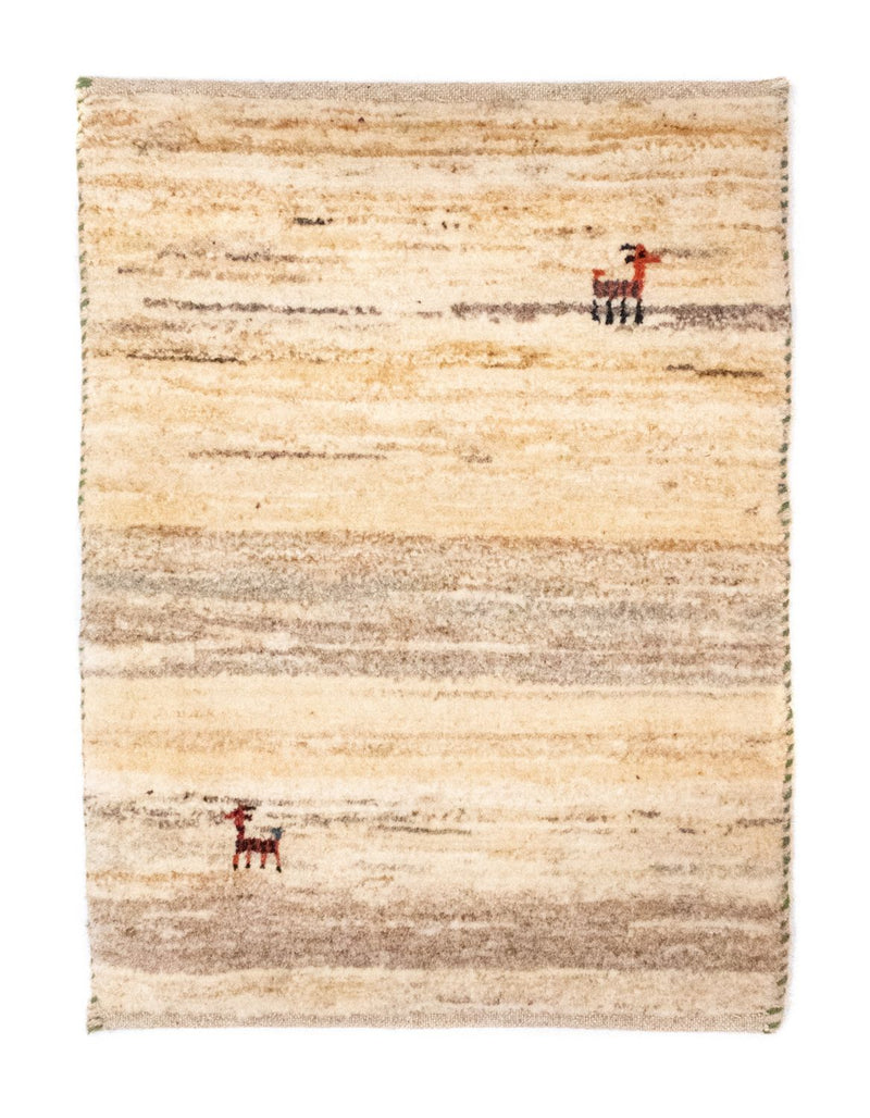 Alfombra Gabbeh - Persa - 60 x 40 cm - beige