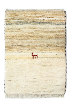 Alfombra Gabbeh - Persa - 60 x 40 cm - beige