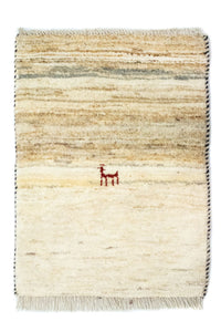 Alfombra Gabbeh - Persa - 60 x 40 cm - beige