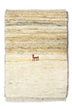 Gabbeh persa Alfombra 60x40cm - Perserteppich Wollteppich
