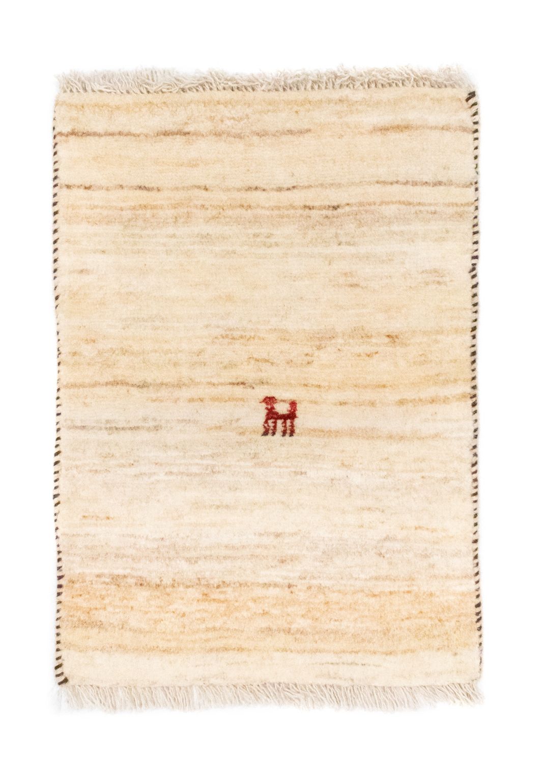 Alfombra Gabbeh - Persa - 60 x 40 cm - beige