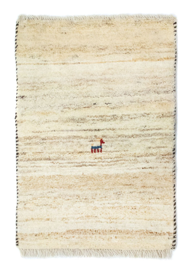 Alfombra Gabbeh - Persa - 60 x 40 cm - beige