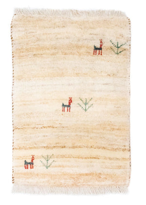 Alfombra Gabbeh - Persa - 60 x 40 cm - marrón